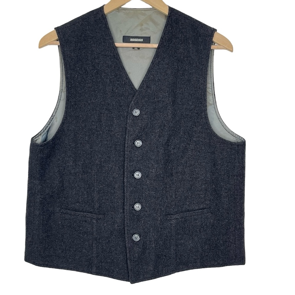 Riggings Wool Button Front Vest